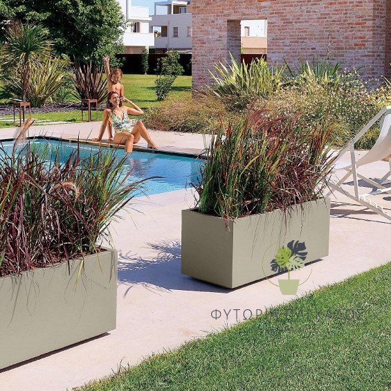 Η Πλαστική ζαρντινιέρα Matheria Fioriera rettanglolare- Rectangular flower box